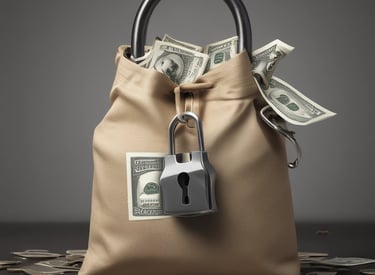 A financial advisor explaining investment options to a couple in a cozy meeting room.