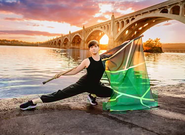 Lancaster PA senior pictures by Lititz PA senior picture photographer at golden hour