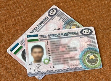 Driving Licence of Uzbekistan