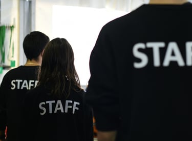 Staff walking