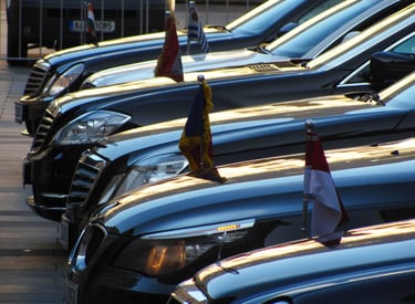 Presidential Cars Parked Together