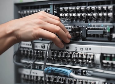 Close-up of a cybersecurity dashboard showing threat detection alerts.