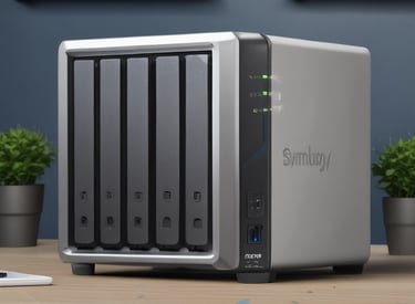 A business owner reviewing IT performance reports on a laptop.