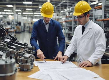 Orange circles connected by blue lines illustrating a five-step timeline.