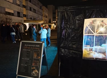 Glühweinfest bei der Gründungsphase