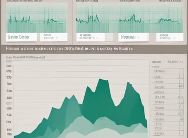 A web page featuring a promotional message about creating mobile apps from data. The headline text emphasizes transforming data into beautiful, powerful mobile applications. Below the headline, there is an image of a smartphone interface displaying app previews with a toolbar and menu options. The user interface is sleek and modern with a soft pastel background gradient.