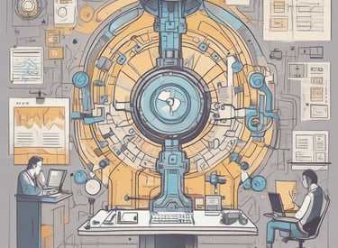 A friendly support team assisting clients with AI integration.