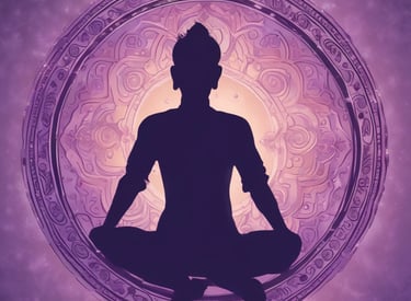 Characters navigating a dark underground river in episode three.