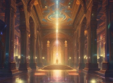 A tense moment between characters in a hidden cavern from episode four.