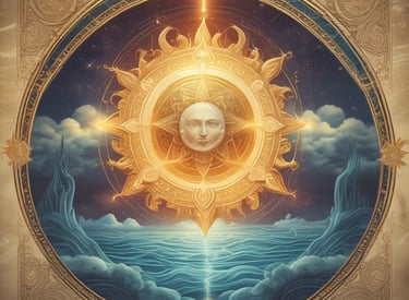 Characters navigating a dark underground river in episode three.