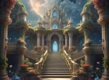 Characters navigating a dark underground river in episode three.