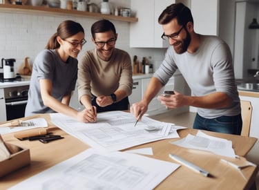closeup photo of yellow and black handheld tool near white plastic locks