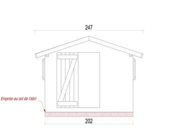 Plan de cabane en bois