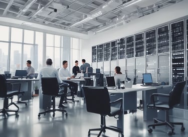 A digital display in a modern setting shows an agenda for a conference or workshop related to agile product development. The schedule includes various sessions, case studies, and coffee breaks, with timings from 9:00 to 16:45. The display has a header labeled 'Product inAgile' and sections are highlighted in purple.