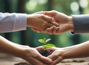 A red truck is driving down a winding road through a lush green forest. The road is wet, indicating recent rain, and is flanked by dense trees on both sides. The truck is labeled 'Goods Carrier' and appears to be traveling smoothly along the road.
