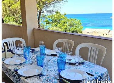 terrazza sul mare per pranzi e cene all'aperti