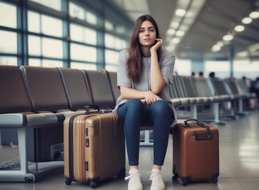woman in dress holding sword figurine