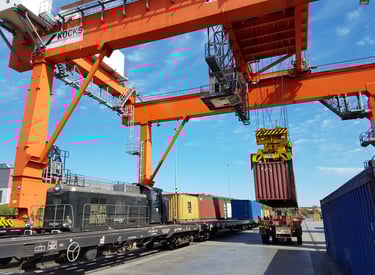 Multi-modal container terminal