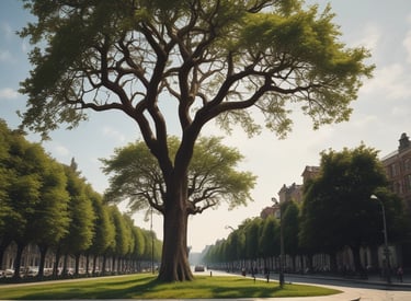 A neon sign with the words 'healthy FOOD' is illuminated against a dark background. The sign is partially obscured by an awning above it. In the foreground, part of a green plant is visible.