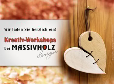 kreative Workshops mit Holz bei Massivholz Design – für Kinder geeignet