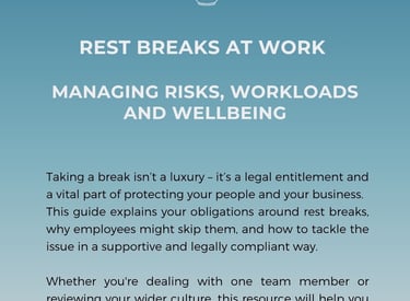 Rest Breaks at Work