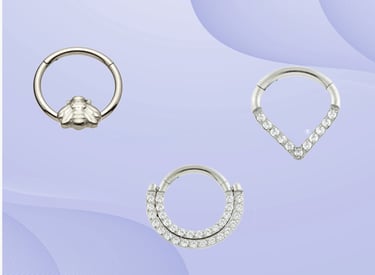 . Unique daith piercing jewellery design Montrose & Stonehaven