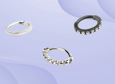 Unique rook piercing hoop jewellery Montrose & Stonehaven