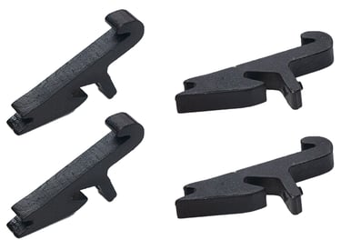garras adaptáveis para o trabalho com motos em montadoras de pneus