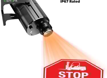 Gobo Projector safety sign