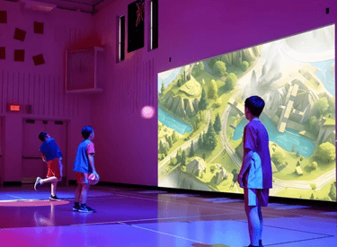 Interactive Floor Projection System