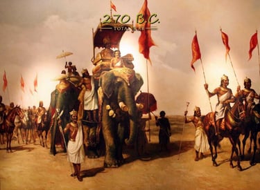 the brutal Kalinga War (क्रूर कलिंग युद्ध)