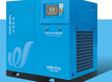 POWER FREQUENCY SINGLE STAGE SCREWAIR COMPRESSOR