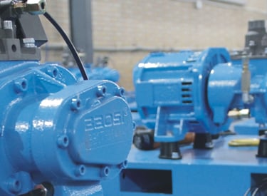 Service-friendly electric motor module for Wemano screw air compressor