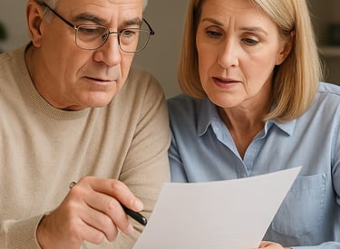 Advogada previdenciária em atendimento, orientando cliente sobre aposentadoria, benefícios do INSS 