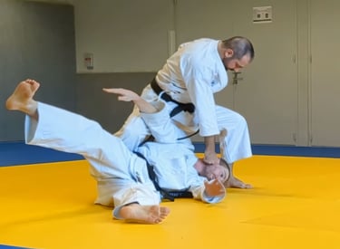 Technique de karaté Taï-Jitsu