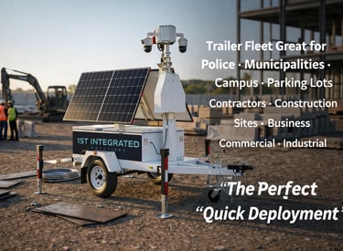 1st Integrated Solutions mobile surveillance trailer