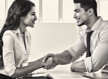 a laptop computer sitting on top of a white bed