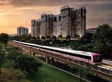 Provident Sunworth city nearby Challaghatta metro station