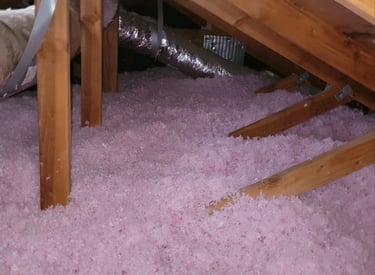 new insulation installed