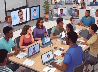 children playing soccer