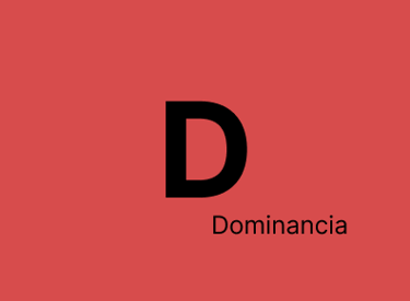 "D" de dominancia