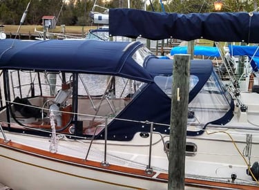 bininis, dodgers or t-tops and shades for boating