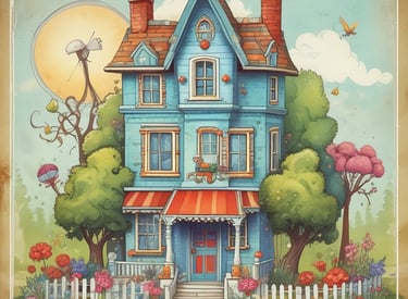 Craftsman house with a green lawn featuring organized recycling bins and household items.