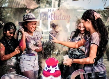 a group of people celebrating a birthday cake, best photo and videography studio in dholpur , Kaya S