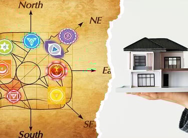 Vastu purush picture and a house