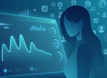 Audience retention graph showing fan engagement trends for an OnlyFans creator