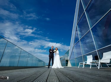 mariage le touquet seance decouverte magique terrasse novotel ciel bleu florent photographe boulogne