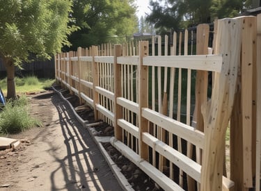 Volunteers planting trees together in a sunny Douglas County park.