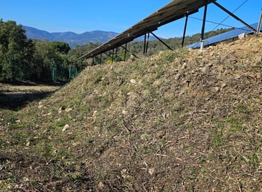 Débroussaillement parc photovoltaïque