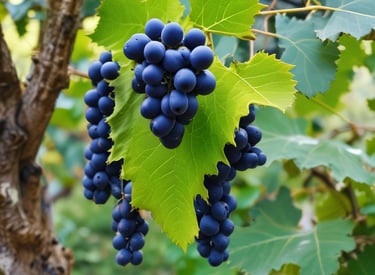 A picturesque view of grapevines in Armenia, highlighting the lush landscape.